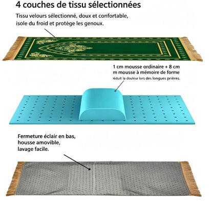 Salla Tapis de Prière Ergonomique
